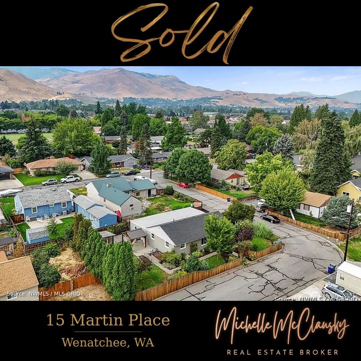 Sold: 15 Martin Place Wenatchee, WA