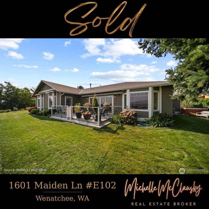 Sold: 1601 Maiden Ln E102 Wenatchee, WA