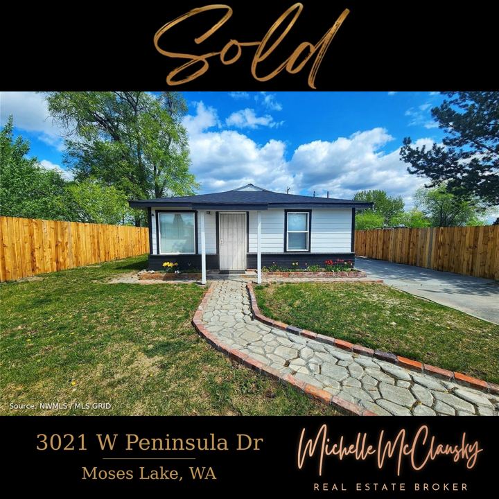 Sold: 3021 W Peninsula Dr Moses Lake, WA