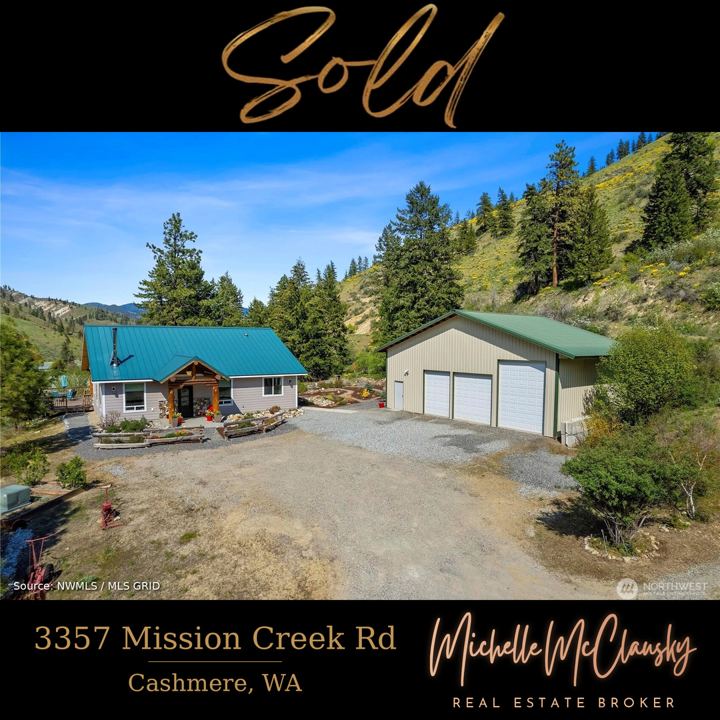 Sold: 3357 Mission Creek Rd Cashmere, WA