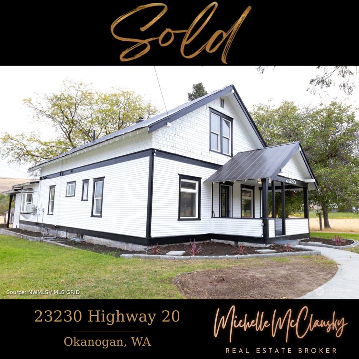 Sold: 23230 Highway 20 Okanogan, WA