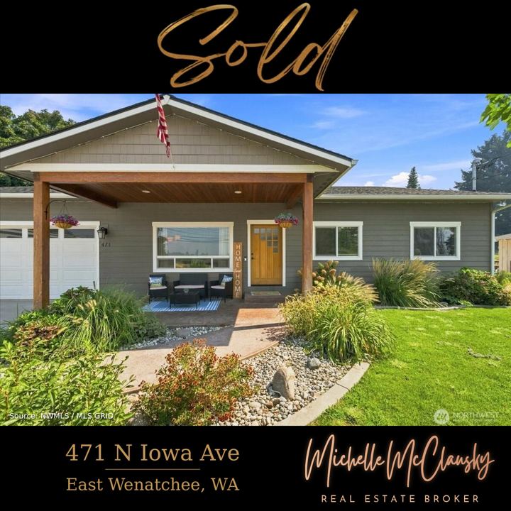 Sold: 471 N Iowa Ave East Wenatchee, WA